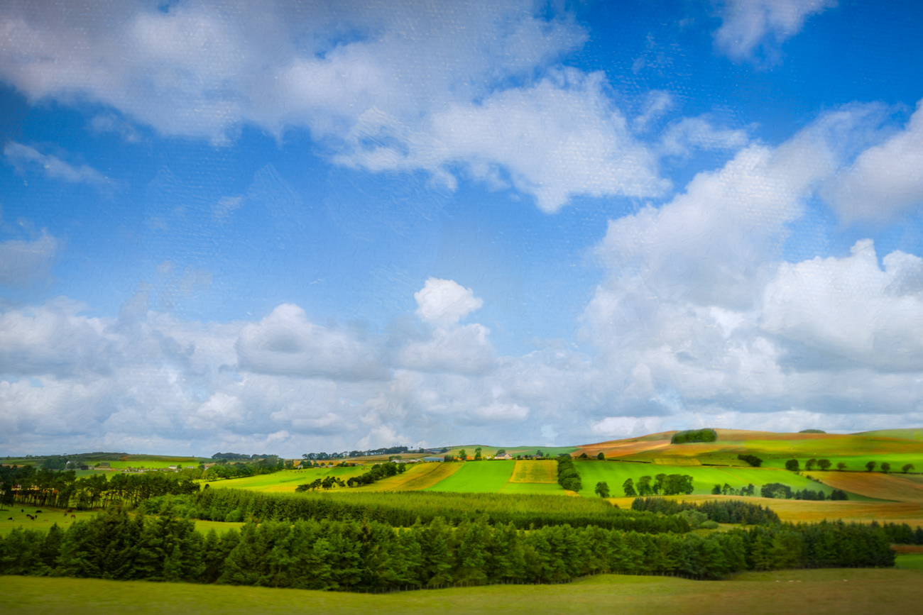 Rutherford Castle is near by